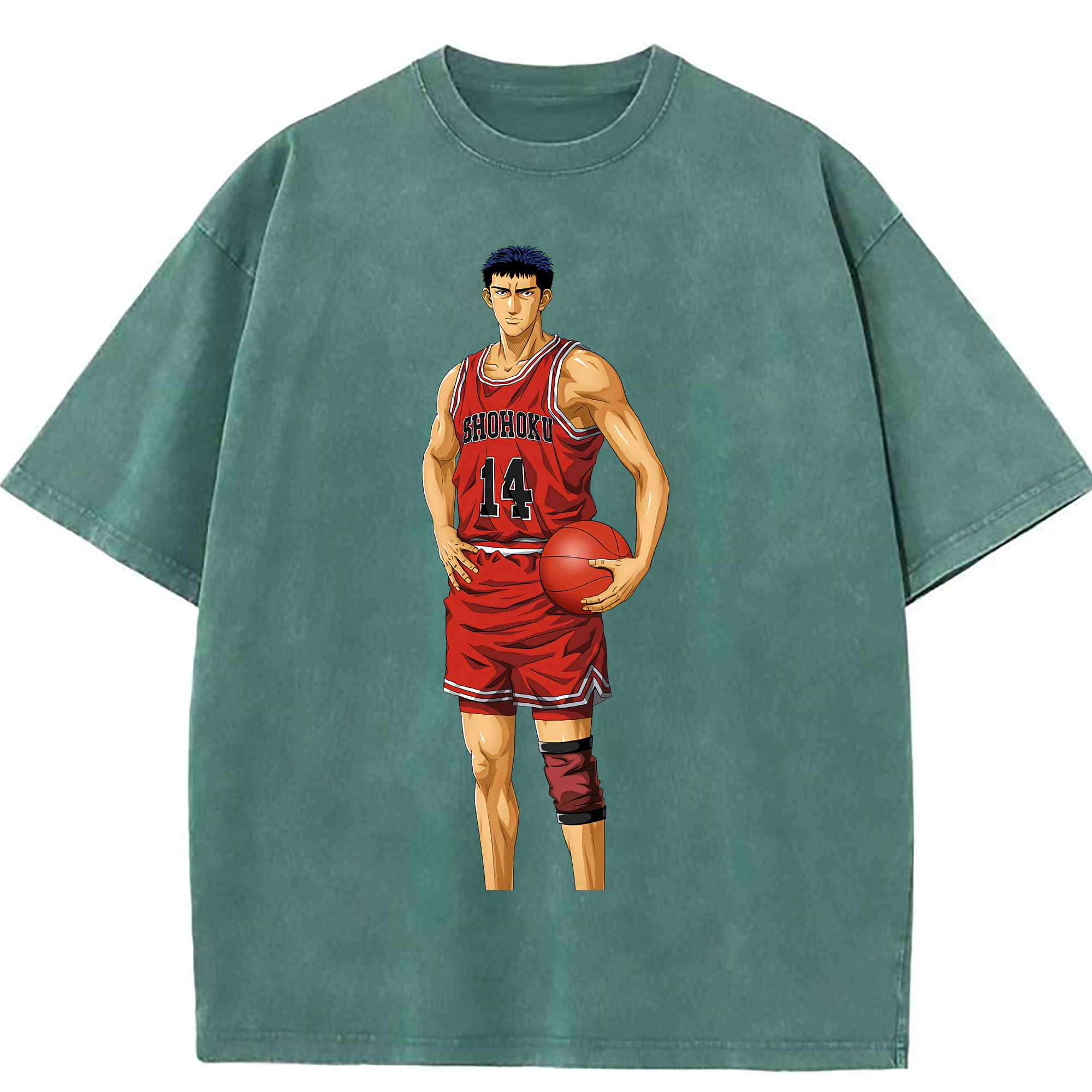 （画像用） SLAM DUNK／スラムダンク 綿100% ヴィンテージ風 半袖Tシャツ（フロントプリント）